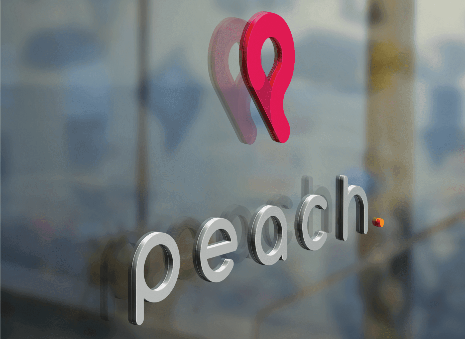 Peach branding